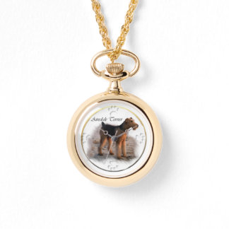 Reloj De Pulsera Airedale Terrier Art