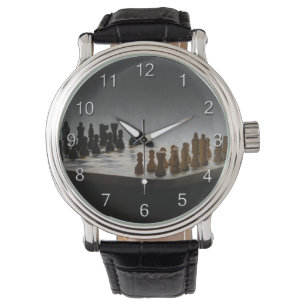 Reloj De Pulsera Ajedrez con números