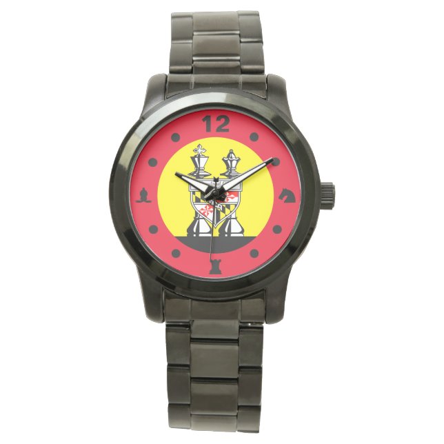 RELOJ DE PULSERA AJEDREZ DE MARYLAND (Anverso)