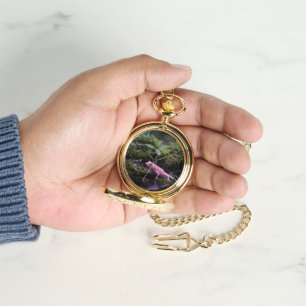 Reloj De Pulsera Ajolote Rosa Abajo En El Río,