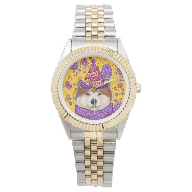 RELOJ DE PULSERA AKITA DOG (Anverso)