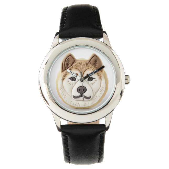 Reloj De Pulsera Akita Dog 3D Inspirado (Anverso)