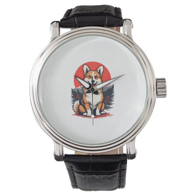 Reloj De Pulsera Akita Inu Dog (Anverso)