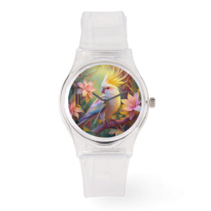 Reloj De Pulsera Ala irlandesa Cockatiel Fantasy Bird