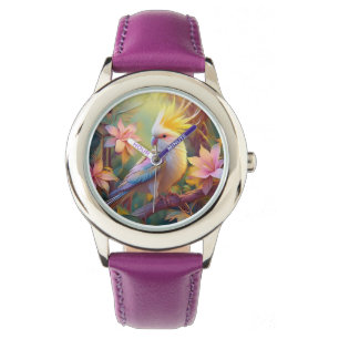 Reloj De Pulsera Ala irlandesa Cockatiel Fantasy Bird