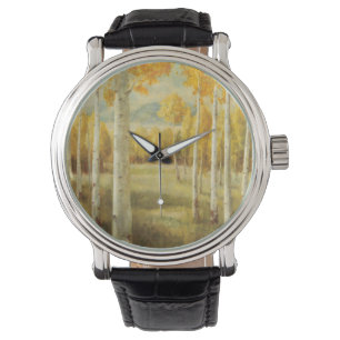 Reloj De Pulsera Álamos tembloses en otoño