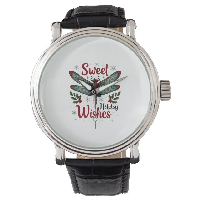 Reloj De Pulsera Alas de Caramelo Libélula (Anverso)