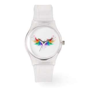Reloj De Pulsera Alas del arco iris fluidas