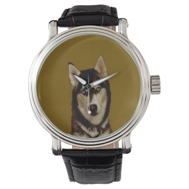 RELOJ DE PULSERA ALASKAN HUSKY DOG LOVER (Anverso)