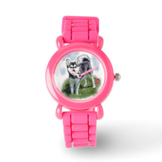 Reloj De Pulsera Alaskan Klee Kai Dog Art