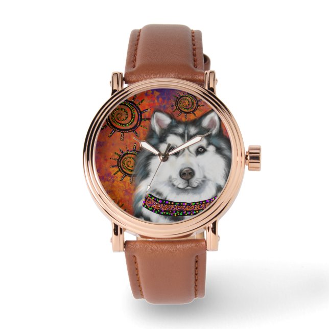 RELOJ DE PULSERA ALASKAN MALAMUTE (Anverso)
