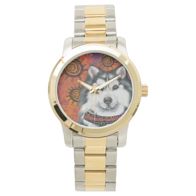 RELOJ DE PULSERA ALASKAN MALAMUTE (Anverso)