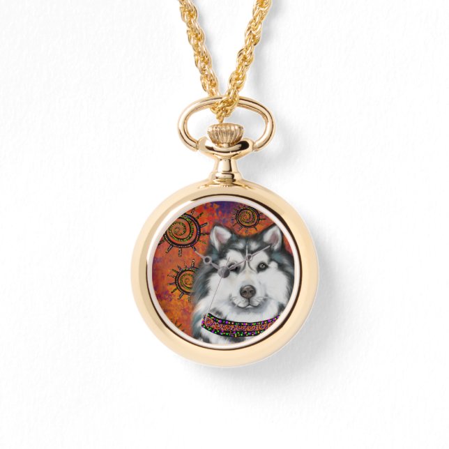 RELOJ DE PULSERA ALASKAN MALAMUTE (Anverso)