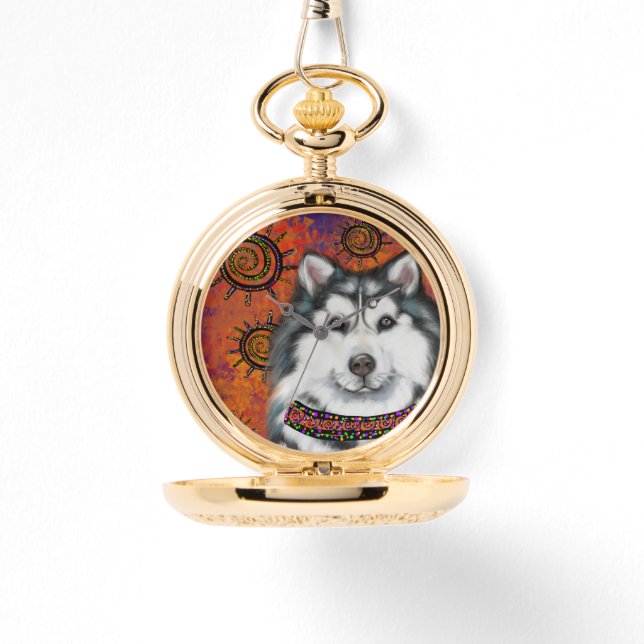 RELOJ DE PULSERA ALASKAN MALAMUTE (Anverso)