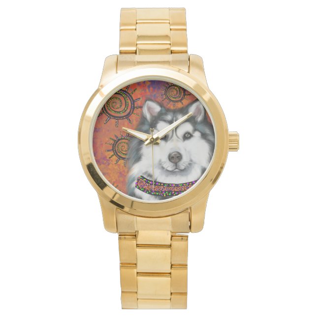 RELOJ DE PULSERA ALASKAN MALAMUTE (Anverso)