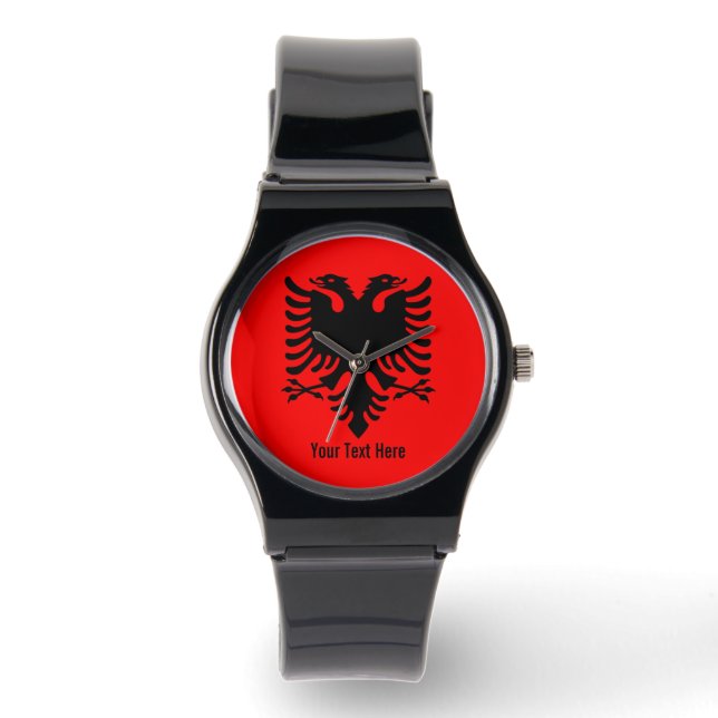 Reloj De Pulsera Albania National Flag (Anverso)