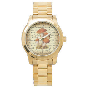 Reloj De Pulsera Albin Schmalfuß ~ Espenrotkappe1~ champiñones
