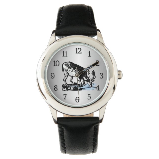 Reloj De Pulsera Alce en arroyo (Anverso)