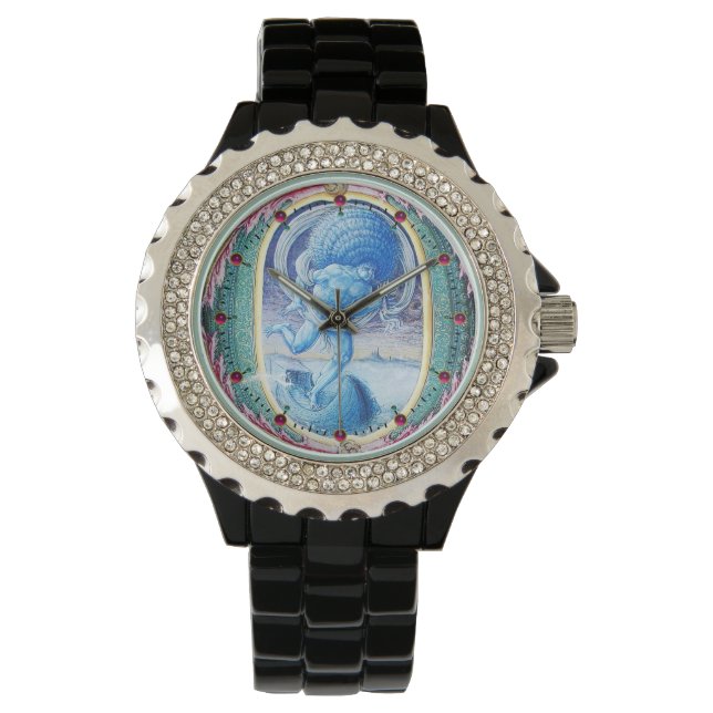 RELOJ DE PULSERA ALEGORÍA DE MINIATURA DE FLORES ANTIGUOS VIENTOS M (Anverso)