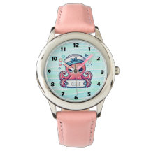 Alegre Rótulo de nombres de pulpo rosado