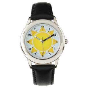 Reloj De Pulsera Alegre Sol Amarillo