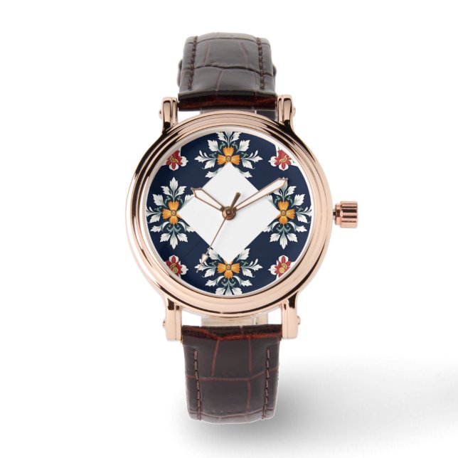 Reloj De Pulsera Alegria Portuguese Tile Watch (Anverso)