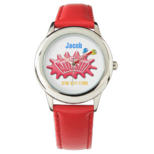 Reloj De Pulsera Alerta de autismo #2 Acero inoxidable ajustable de