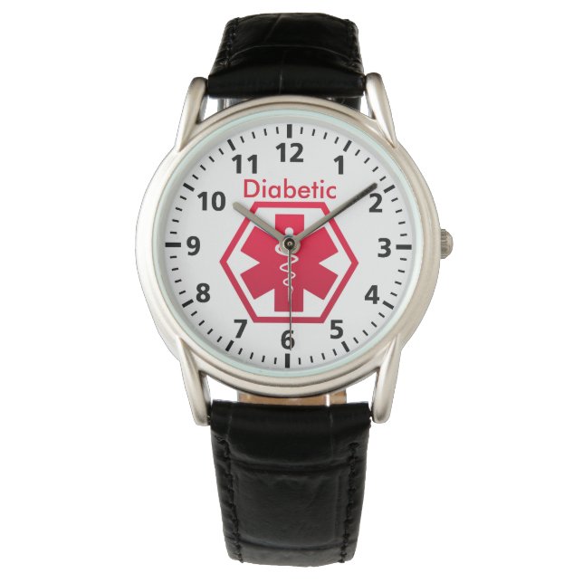 Reloj De Pulsera Alerta diabética (Anverso)