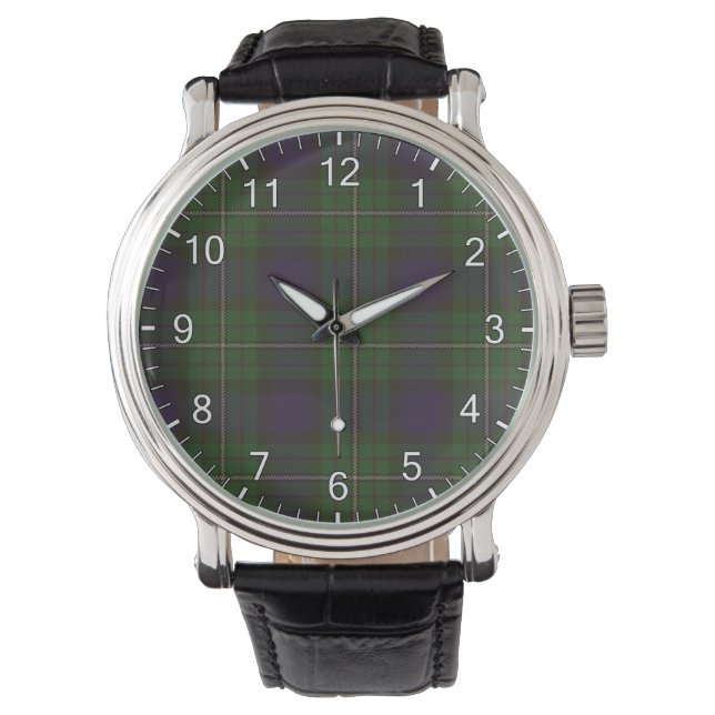 Reloj De Pulsera Alexander Clan Tartan (Anverso)