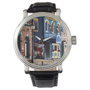 Reloj De Pulsera Alexandria VA - Estacionan bicicleta en N Saint As