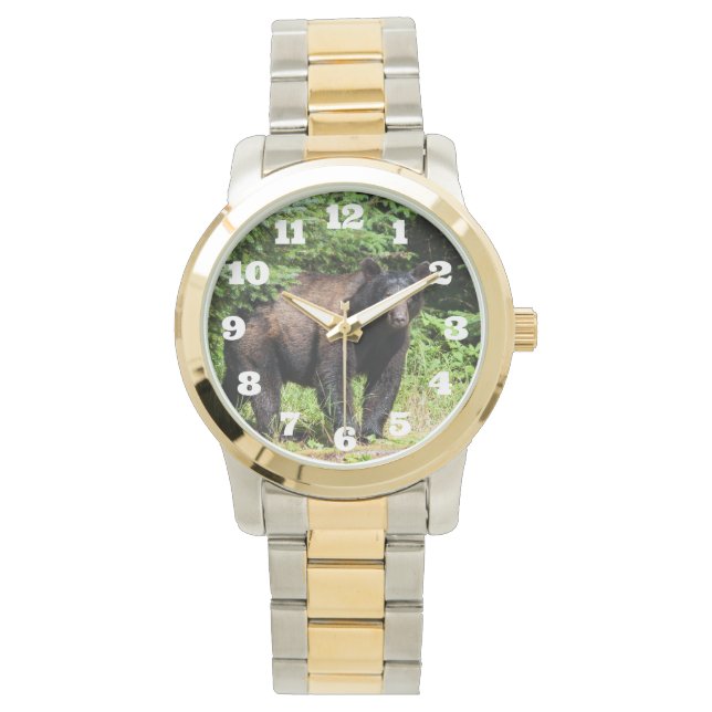 Reloj De Pulsera Alfa Black Bear (Anverso)