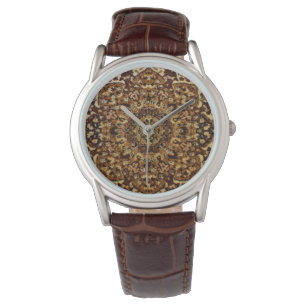 Reloj De Pulsera Alfombra oriental marrón