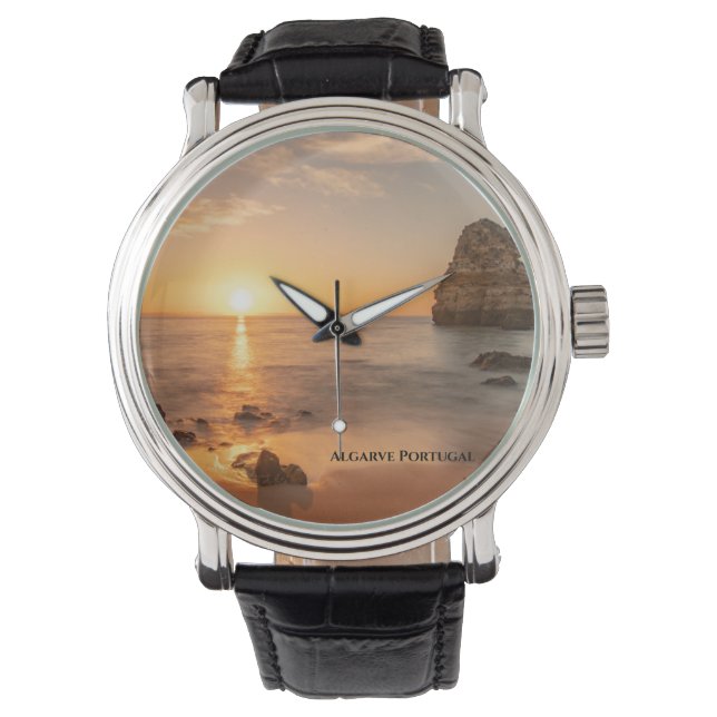 Reloj De Pulsera Algarve Portugal Sunset (Anverso)
