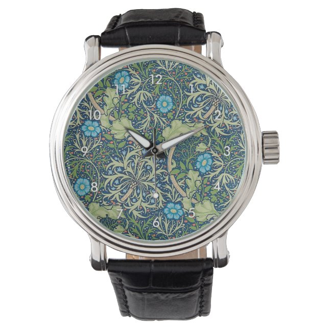 Reloj De Pulsera Algas marinas, William Morris (Anverso)