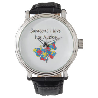 Reloj De Pulsera Alguien a quien amo tiene autismo (multi)