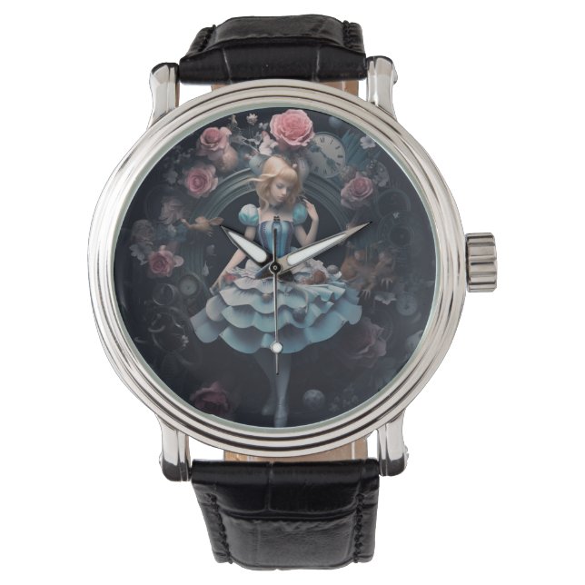Reloj De Pulsera Alice en Wonderland Watch (Anverso)