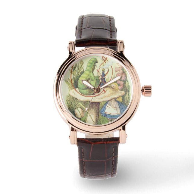 Reloj De Pulsera Alice se reúne con la oruga (Anverso)