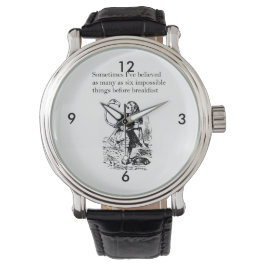 Reloj De Pulsera Alice, seis cosas imposibles