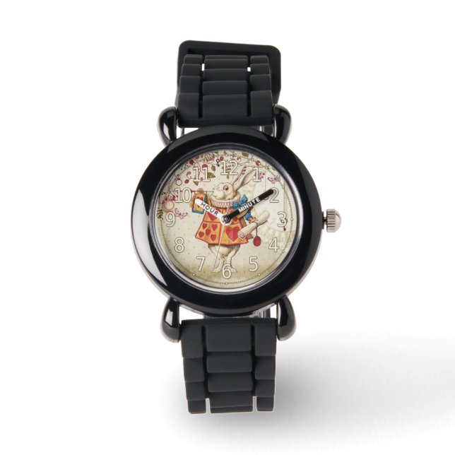 Reloj De Pulsera Alice Wonderland White Rabbit Watch (Anverso)