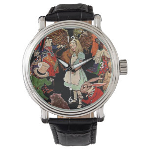 Reloj De Pulsera Alicia en el país de las maravillas con Ilustracio