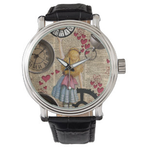 Reloj De Pulsera Alicia en el país de las maravillas que viaja a