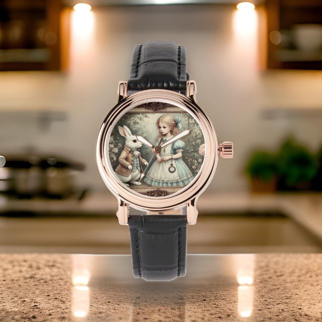 Reloj De Pulsera Alicia y el Conejo Blanco (Subido por el creador)