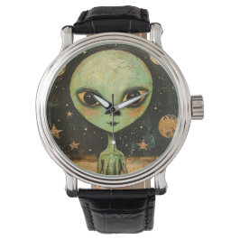 Reloj De Pulsera Alien de OVNI masculino