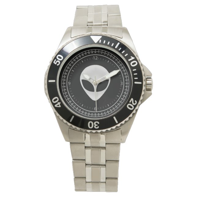 Reloj De Pulsera Alien Head (Anverso)