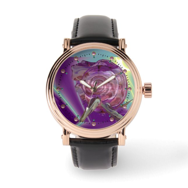 Reloj De Pulsera ALIEN NEREIDE/NYMPH OF Water,PINK SEASHELL Sci-Fi (Anverso)