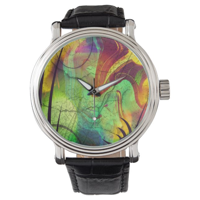 Reloj De Pulsera Alien Opal Abstract Watch (Anverso)