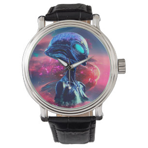 Reloj De Pulsera Alien Wisdom Psychedelic Scifi Art