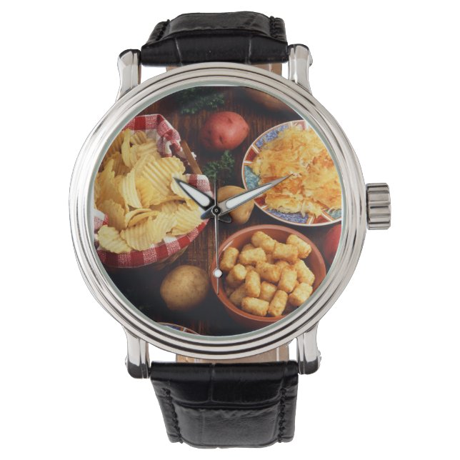 Reloj De Pulsera Alimentos de papa (Anverso)