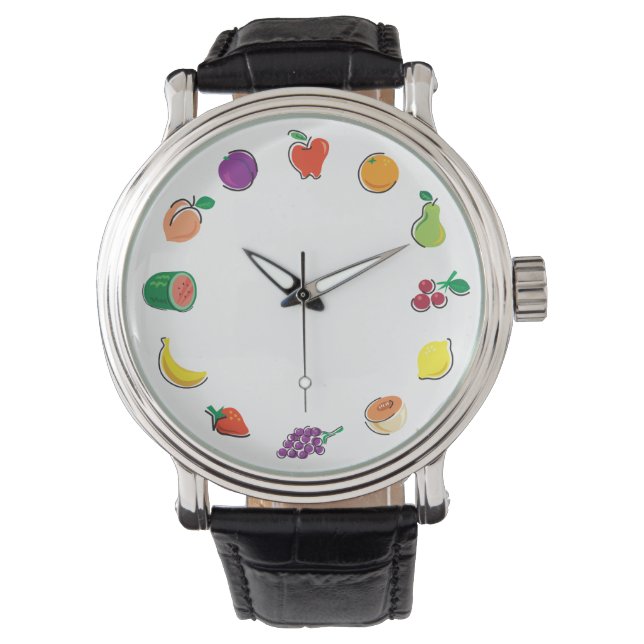 Reloj De Pulsera Alimentos para pensar_Círculo de frugalidad total  (Anverso)