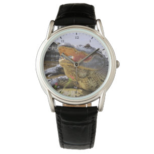 Reloj De Pulsera Alligador